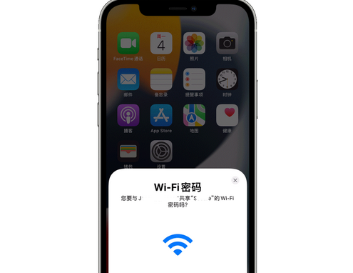 百色苹果15维修店分享iPhone15如何共享Wi-Fi密码 